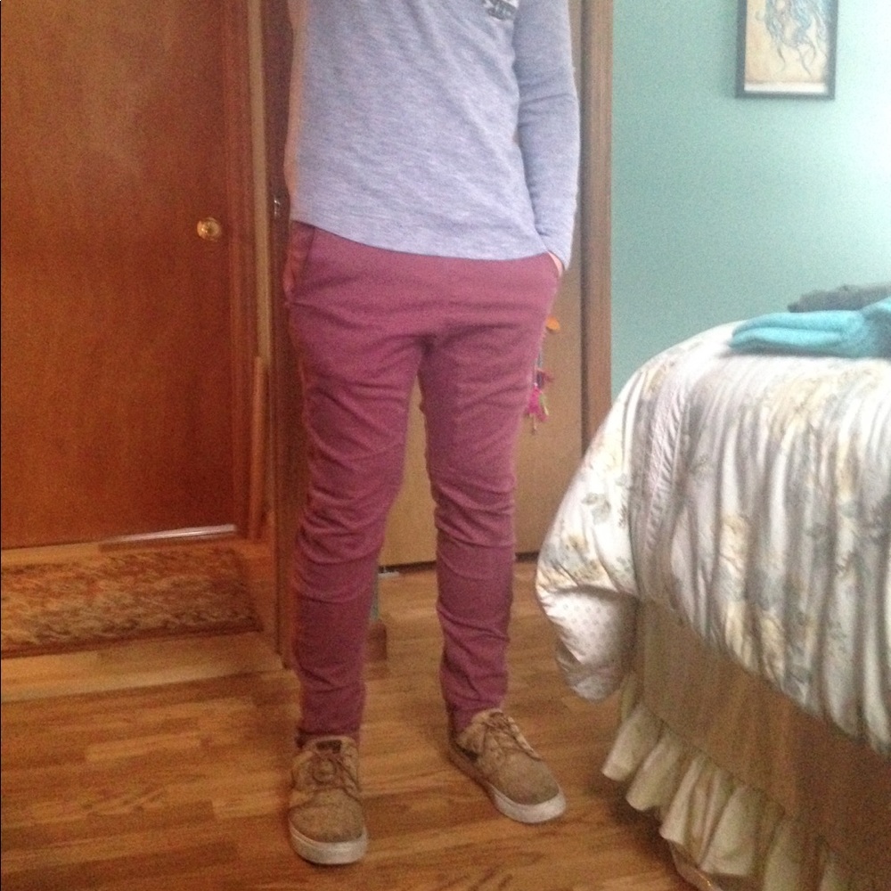 Red Bullhead Joggers from Pacsun